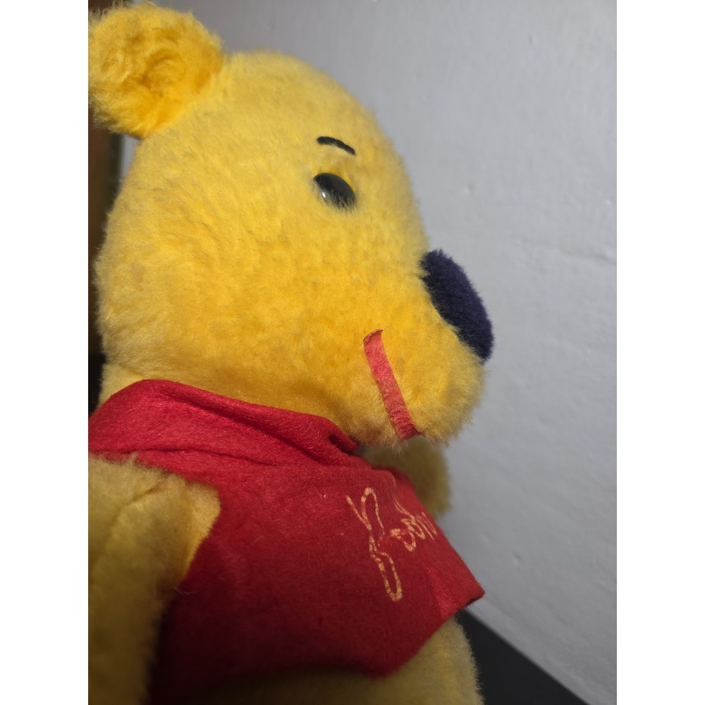 Vintage Winnie The Pooh Plush Sears 1961 Walt Disney Collection 14" Tall - Picture 5 of 5